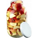 Kadax Skleněná zavařovací sklenice čirá se skleněným víčkem 5 l – Zbozi.Blesk.cz