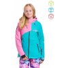 Dětská sportovní bunda Meatfly Deliah Hot Pink/Turquoise