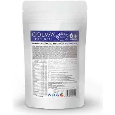 COLVIA Pokračovací mléko bez laktózy 6m+ 500 g – Zboží Dáma