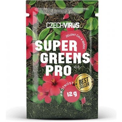 Czech Virus Super Greens PRO V2.0 zelený čaj a ibišek 12 g – Hledejceny.cz