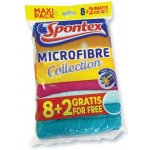 Spontex Microfibre utěrka 30 x 30 cm 8 + 2 ks – Zboží Dáma