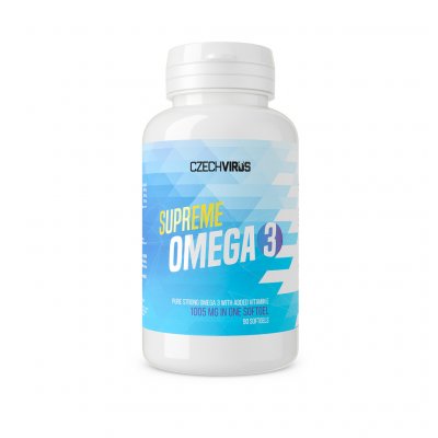 Czech Virus Supreme Omega 3 1000 mg + Vitamin E 90 kapslí – Hledejceny.cz