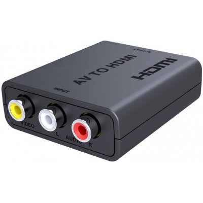 PremiumCord převodník AV kompozitního signálu a stereo zvuku na HDMI 1080P - khcon-47 – Zboží Živě