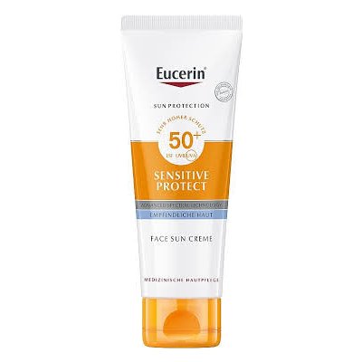 Eucerin SUN Sensitive Protect SPF50+ vysoce ochranný krém na obličej 50 ml