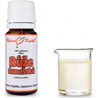 Bylinné kapky Růže damašská 100% přírodní silice 10 ml – Zboží Mobilmania