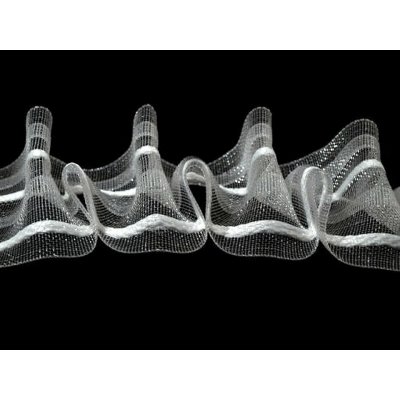 Záclonovka šíře 50 mm žabkové řasení Varianta: transparent, Balení: 50 m – Sleviste.cz