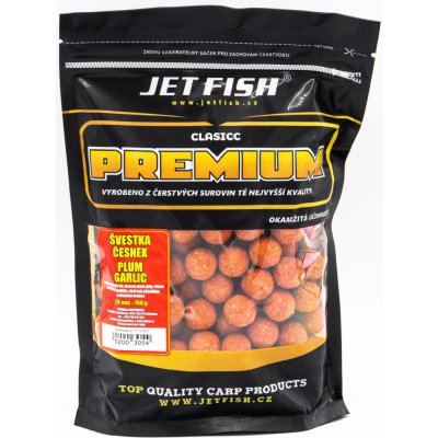 JET FISH Premium Classic Boilies 5kg 20mm Švestka Česnek – Zboží Mobilmania