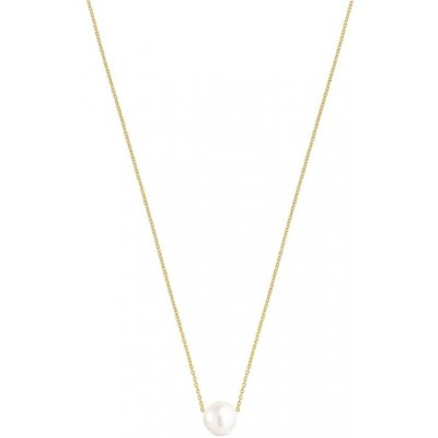 Tous Elegantní pozlacený náhrdelník s perlou 111232560 – Zbozi.Blesk.cz