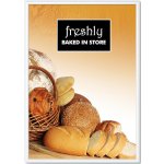 Jansen Display Klaprám 700 x 1000 mm ostrý roh profil 25mm RAL 9003 bílá, 731 x 1031 mm – Zboží Živě