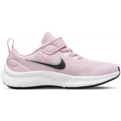 Nike Star Runner 3 pink foam/black/white – Zboží Mobilmania