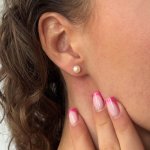 Pan Perla Perlové náušnice 71/BIL2 – Zboží Mobilmania