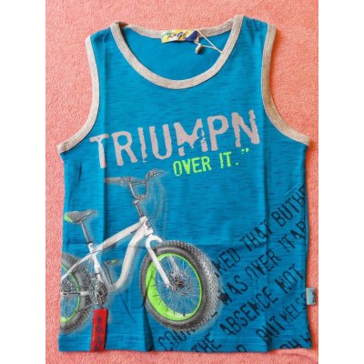 Kugo chlapecké tílko (M0091) modrá – Zboží Mobilmania