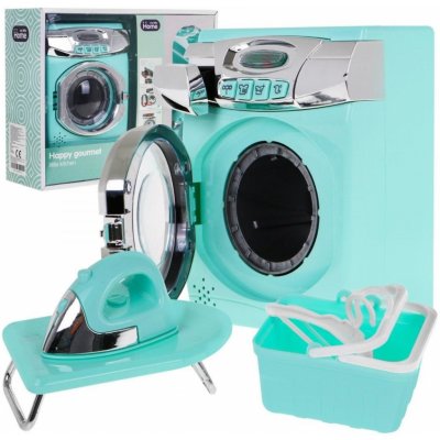 RKToys Mini sada pračka, koš na prádlo a žehlící prkno – Sleviste.cz