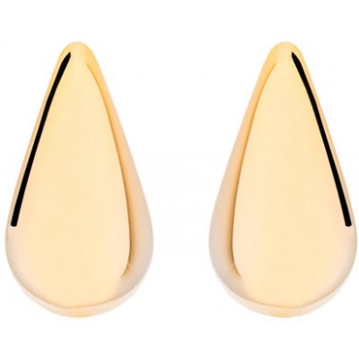 Franco Bene Pozlacené náušnice ve tvaru kapky 1562 – Zboží Dáma