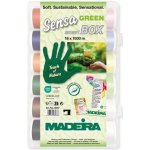 Vyšívací a quiltovací nitě Madeira Sensa Green 40 Smartbox (18x1000m)
