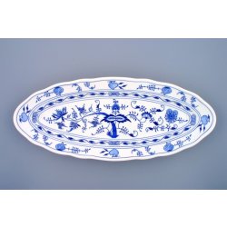 Český porcelán Mísa oválná na ryby 57 x 24 cm dekor cibulák