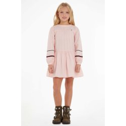 Tommy Hilfiger dětské bavlněné šaty mini KG0KG07347.128.176.9BYX růžová