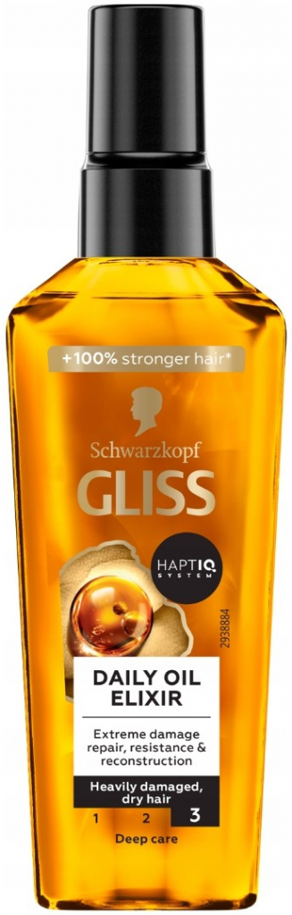 Gliss Kur Ultimate Color elixír s oleji pro barvené vlasy 75 ml