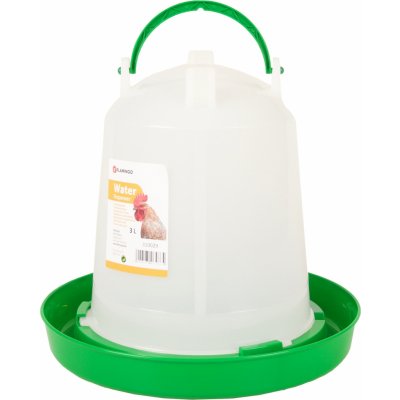 Flamingo Twist Napáječka kulatá zelená/bílá 3 l – Hledejceny.cz