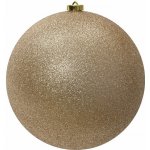 KAEMINGK Vánoční plastová ozdoba champagne s flitry, 20 cm – Hledejceny.cz