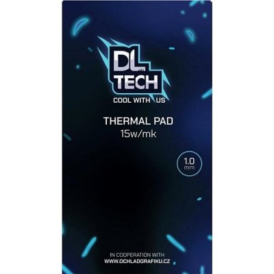 DLTech Thermal Pad 90 x 50 x 1,0 mm 15W/mK 8594214990025