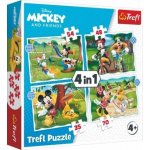 TREFL Mickey Mouse: Krásný den 4v1 35,48,54,70 dílků – Sleviste.cz