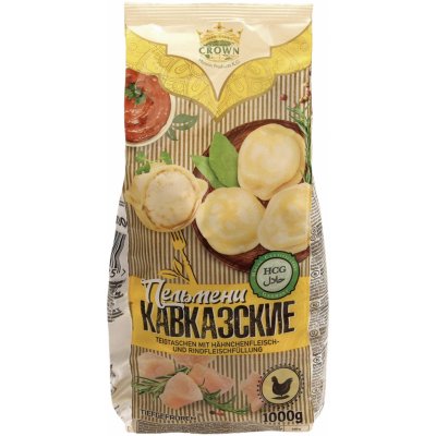 Crown Pelmeně s kuřecím a hovězím masem 1 kg – Zboží Dáma Crown Pelmeně s kuřecím a hovězím masem 1 kg – Zboží Dáma