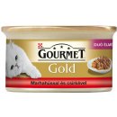 Gourmet Gold Feine Komposition hovězí a kuřecí maso 24 x 85 g