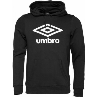 Umbro LARGE Logo HOODIE Essentials mikina černá – Zboží Mobilmania