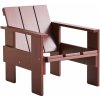 Zahradní židle a křeslo HAY Zahradní křeslo Crate Lounge Chair, Iron Red