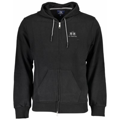 LA MARTINA MAN FLEECE FULL ZIP HOODED COT černá – Zbozi.Blesk.cz