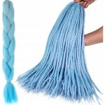 Copánky ze syntetických vlasů - modré – Zboží Mobilmania