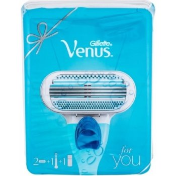 Gillette Venus Swirl holicí strojek + náhradní hlavice + gel na holení Satin Care 75 ml dárková sada