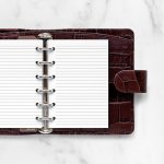 Filofax poznámkový papír linkovaný náplň ke kapesním diářům – Zboží Živě