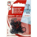 Háčky a očka velikost 20+18 varianta černý nikl – Zboží Dáma