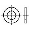 Distanční podložka kola BOSSARD Podložka kulatá M2,5 D=6mm h=0,5mm prešpán DIN:125A BN:1076