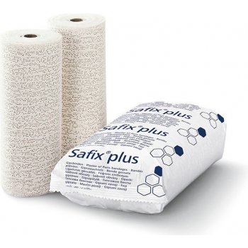 Safix Plus obinadlo sádrové 14cm x 3m/10 x 2 ks