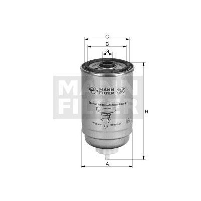 MANN-FILTER Palivový filtr MANN WK832 (MF WK832) – Hledejceny.cz
