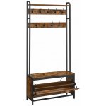 Textilomanie taylor s botníkem 180x85 cm, rustikálně hnědá – Hledejceny.cz