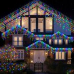 TRENDIE Vánoční světýlka LED záclona FLASH multicolor 500 LED – Hledejceny.cz