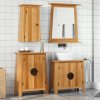 Koupelnový nábytek vidaXL 4dílná koupelnová sestava masivní borové dřevo