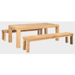 FaKOPA FLOSS RECYCLE masivní stůl z recyklovaného teaku 180 x 100 cm (plná deska) – Hledejceny.cz
