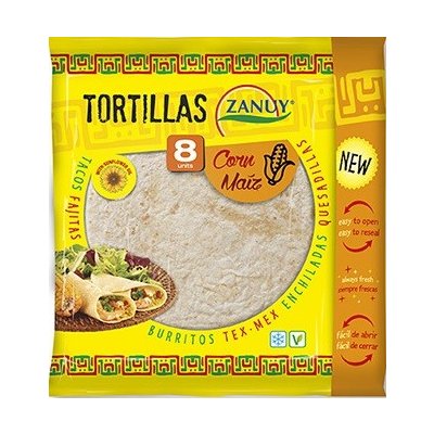 Zanuy Pšenično-kukuřičné Tortilla placky 8ks