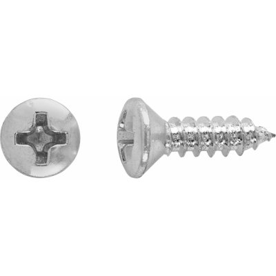 Vrut do plechu s čočkovou hlavou PH2 plný závit pozinkovaná ocel 4,2x16 mm, 12ks – Hledejceny.cz
