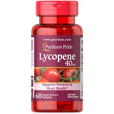 Puritan's Pride Lykopen 40 mg 60 Softgels – Hledejceny.cz