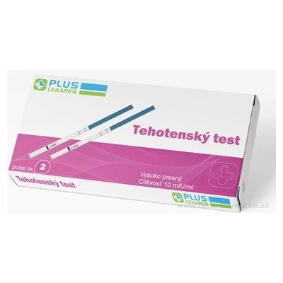 Plus Lékárna těhotenský test 2 ks – Zboží Dáma