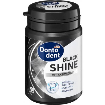 Dontodent žvýkačky Black Shine 50 ks – Zboží Dáma
