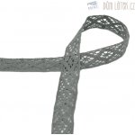 Krajka paličkovaná khaki, šíře 20 mm – Zboží Dáma