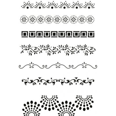 Optys Šablona bordury 20 x 30 cm – Zboží Dáma