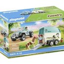  Playmobil 70511 Auto s přívěsem pro poníky